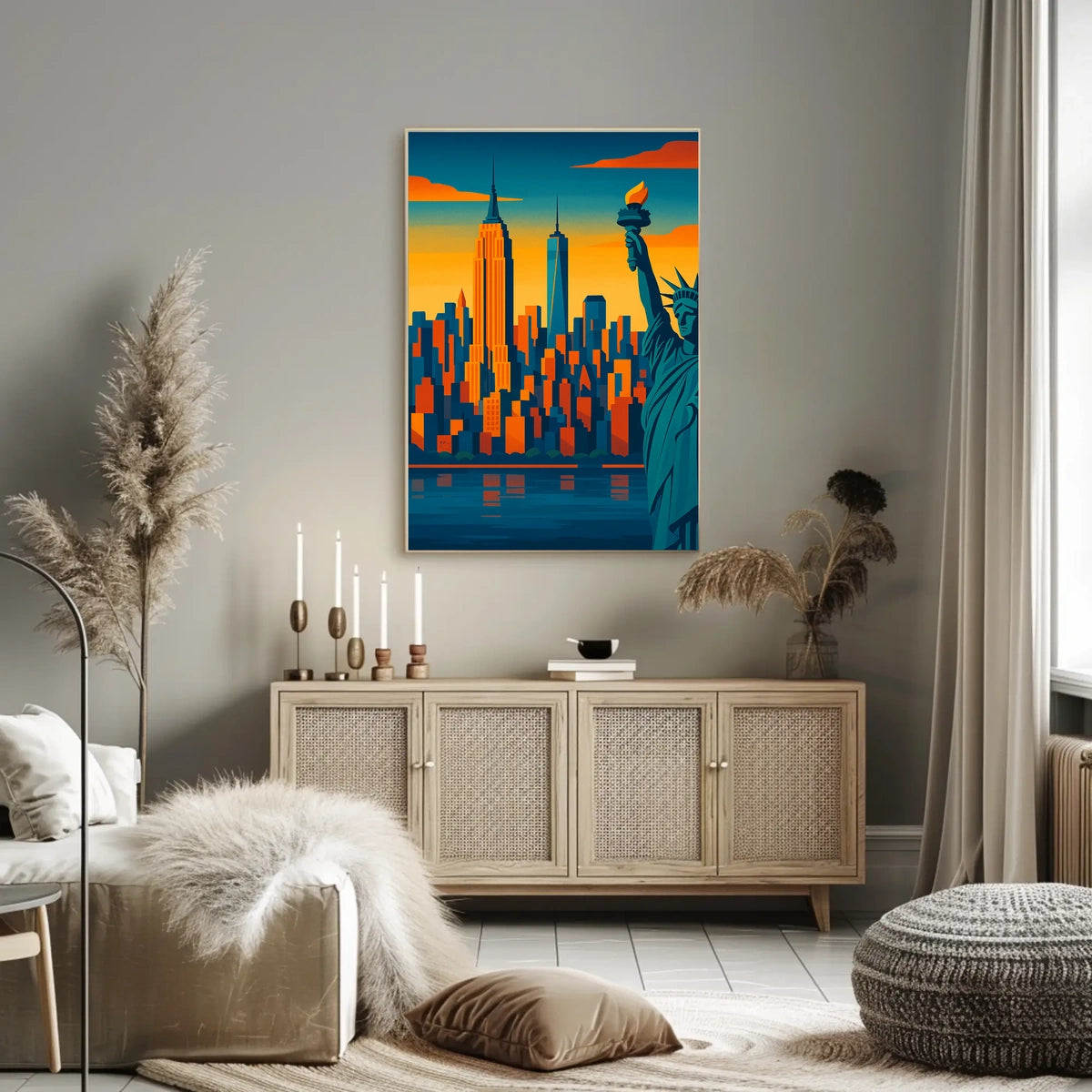 Iconic New York Skyline Poster