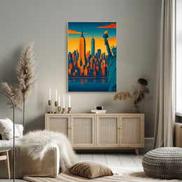 Iconic New York Skyline Poster