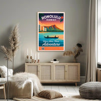Honolulu Adventure Poster PosterGoat