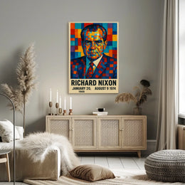 Richard Nixon Presidential Tenure Poster