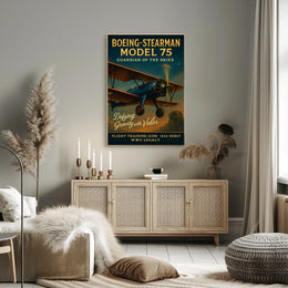 Boeing-Stearman Model 75 Guardian Of Poster