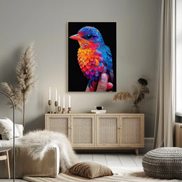 Vibrant Bird Of Paradise Poster