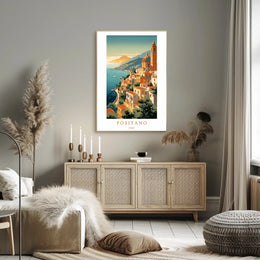 Scenic Views of Positano Poster PosterGoat