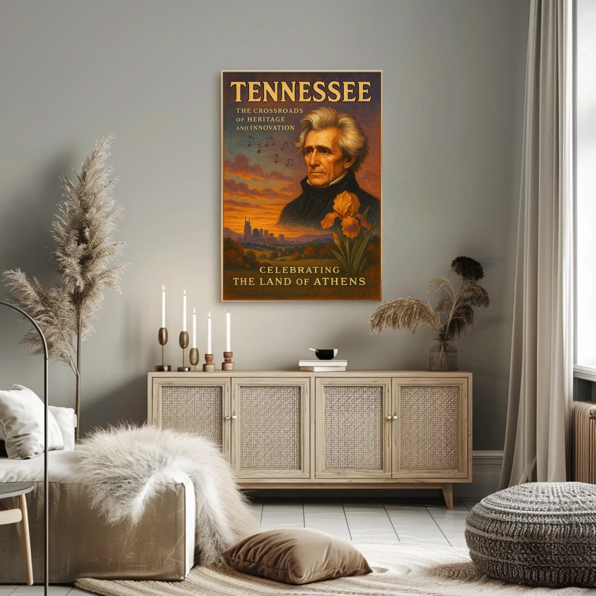 Tennessee The Crossroads of Heritage and Innovation Poster