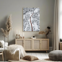 Winter Wonderland Road Poster