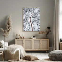 Winter Wonderland Road Poster