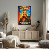 George H. W. Bush 41st President Poster PosterGoat