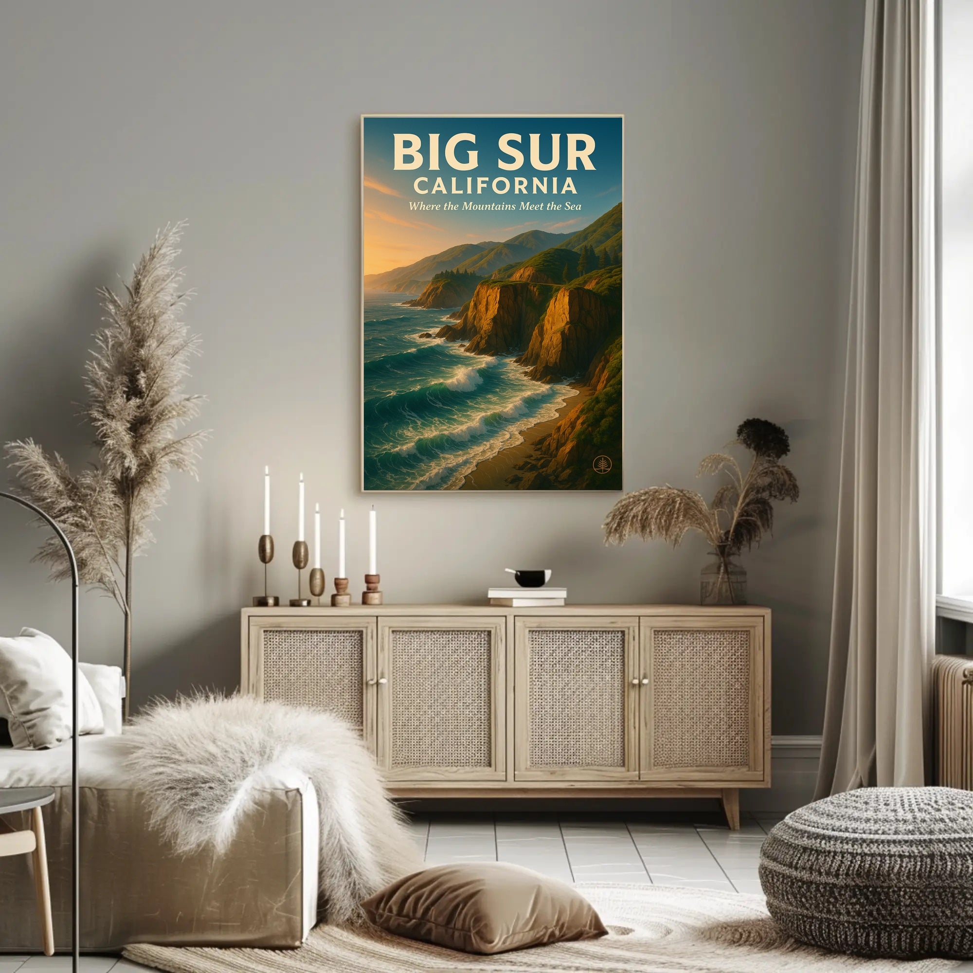 Big Sur California Poster PosterGoat