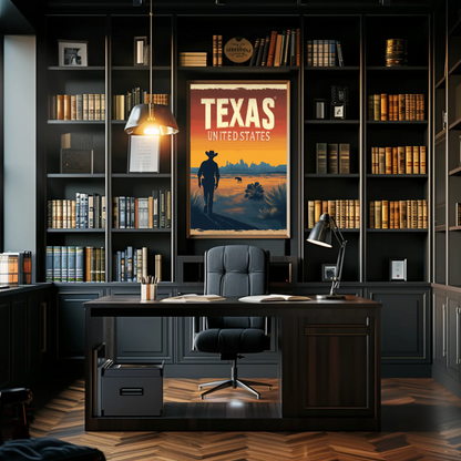 Texas Vintage Poster
