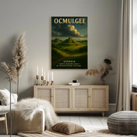 Ocmulgee Earth Mounds Poster