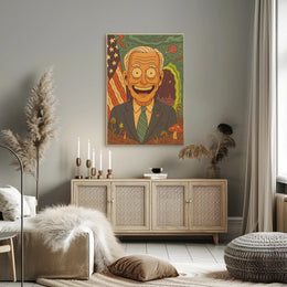 Cosmic Presidential Portrait Poster PosterGoat