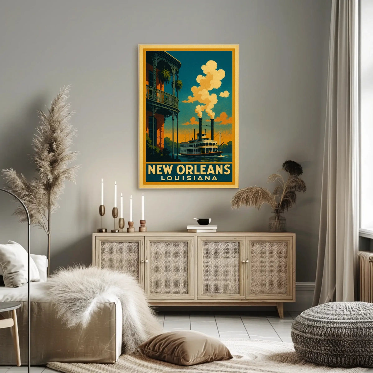 New Orleans Louisiana Charm Poster
