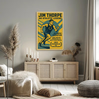 Jim Thorpe Legendary Athlete Jim Thorpe Poster