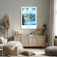 Scenic View of Lake Bled Poster