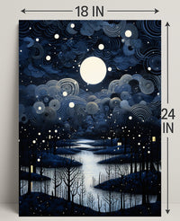 Enchanted Nightscape Poster PosterGoat