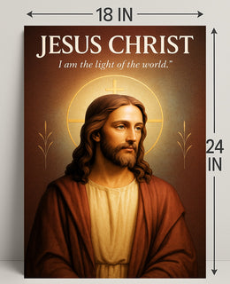 Jesus Christ  I am the Light of the World Poster PosterGoat