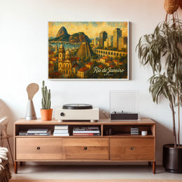 Rio de Janeiro A Vibrant Cityscape Poster