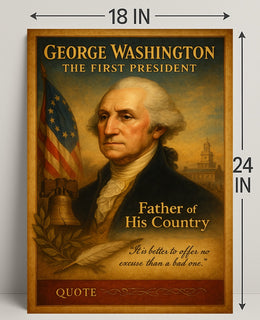 George Washington The First President Poster PosterGoat