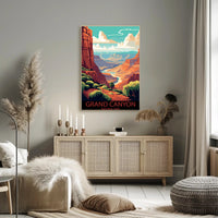 Majestic Canyon Vista Poster