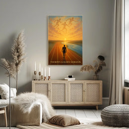 Thorpes Golden Horizon Jim Thorpe Poster