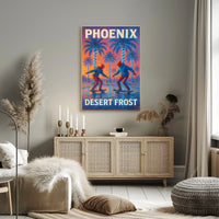 Phoenix Desert Frost Poster