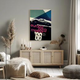 Porsche Europa Bergmeister '66 Poster
