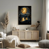 Romantic Cosmic Illusionary Fantasy Art Poster