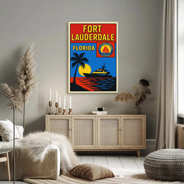 Fort Lauderdale, Florida Poster PosterGoat