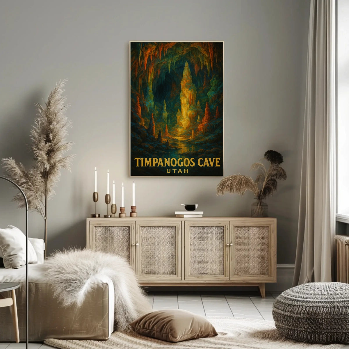 Timpanogos Cave Utah Poster