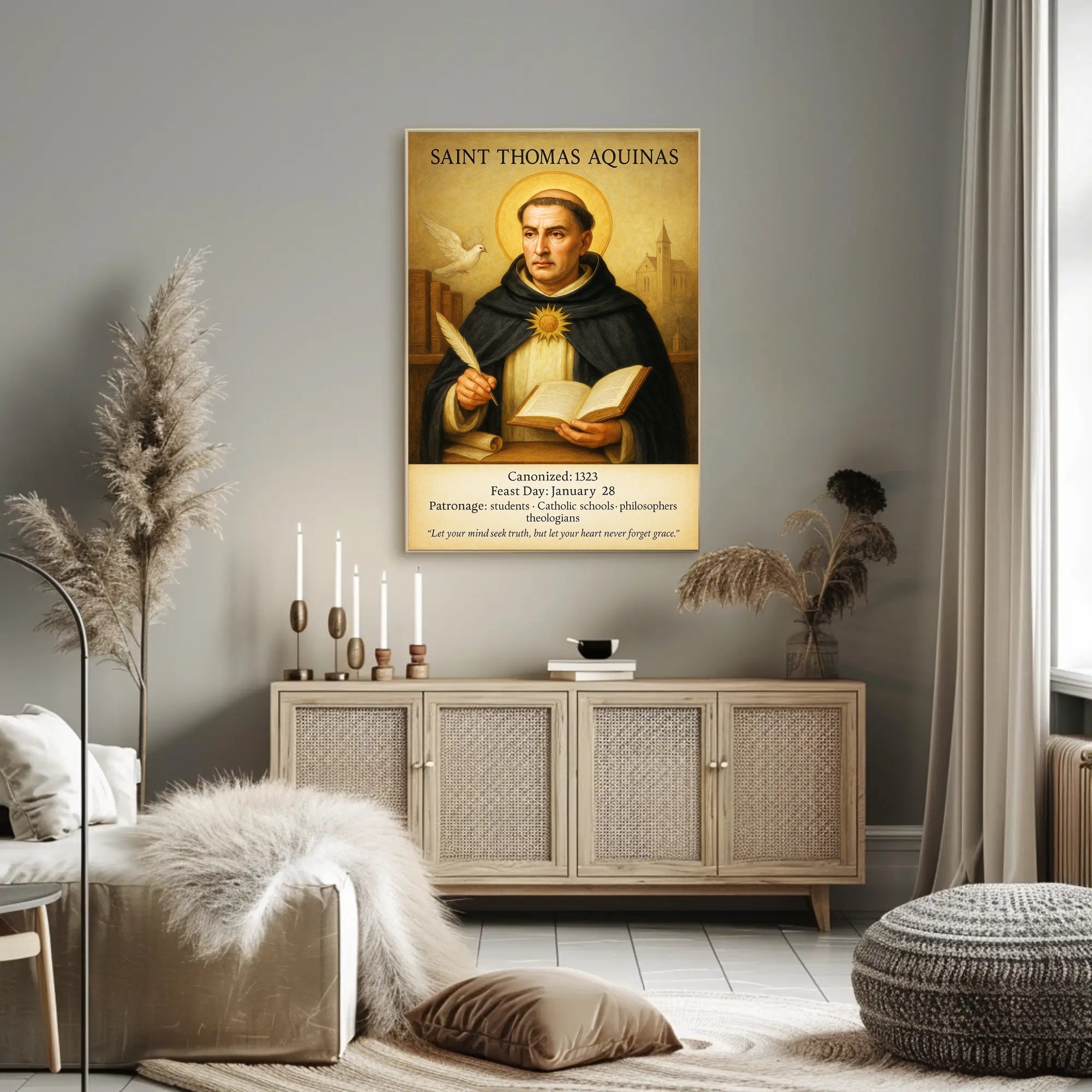 Saint Thomas Aquinas Poster PosterGoat