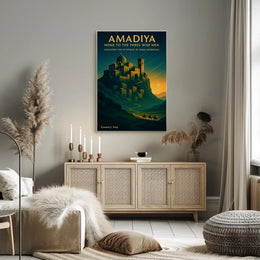 Amadiya Home to the Three Wise Men Poster