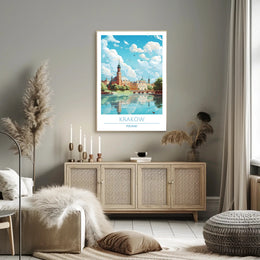 Scenic View of Krakow Poster