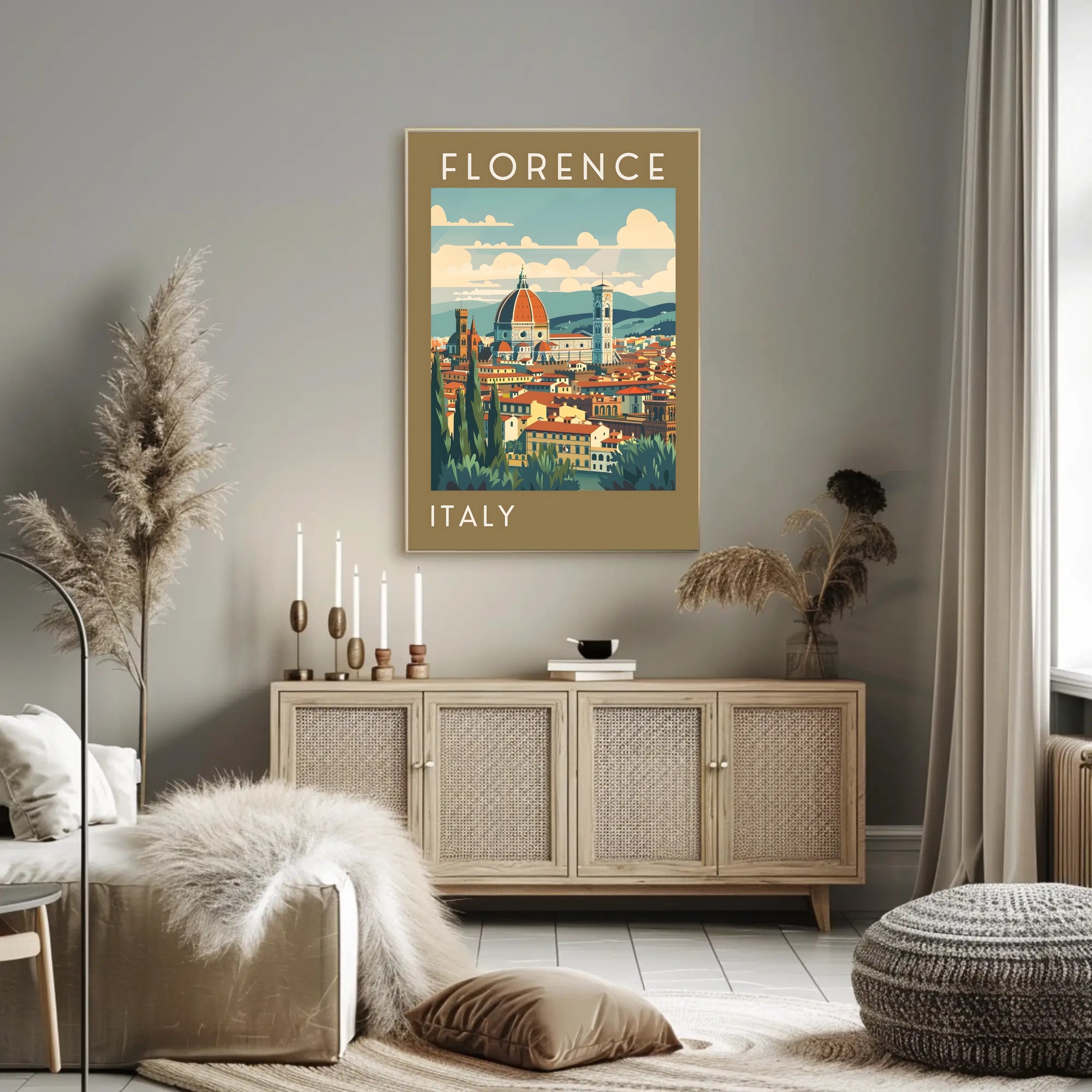 Florence, Italy Travel Poster
