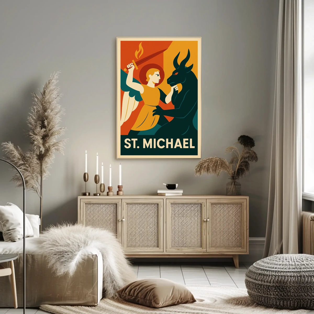 St. Michael Guardian Of Light Poster