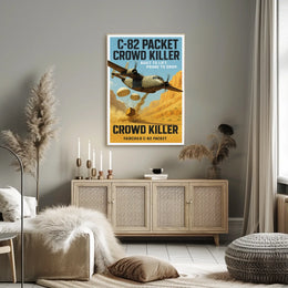 Fairchild C-82 Packet Crowd Killer Poster