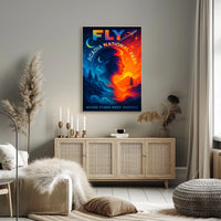 Fly to Acadia National Park Poster
