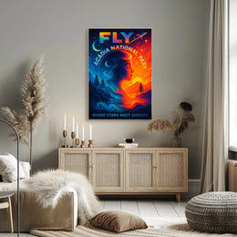 Fly to Acadia National Park Poster