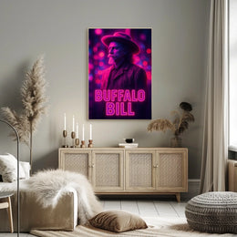 Buffalo Bill Iconic American Pop Culture Poster