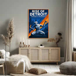 Rise of Detroit Poster PosterGoat
