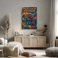 Peacock Spider Mosaic Poster