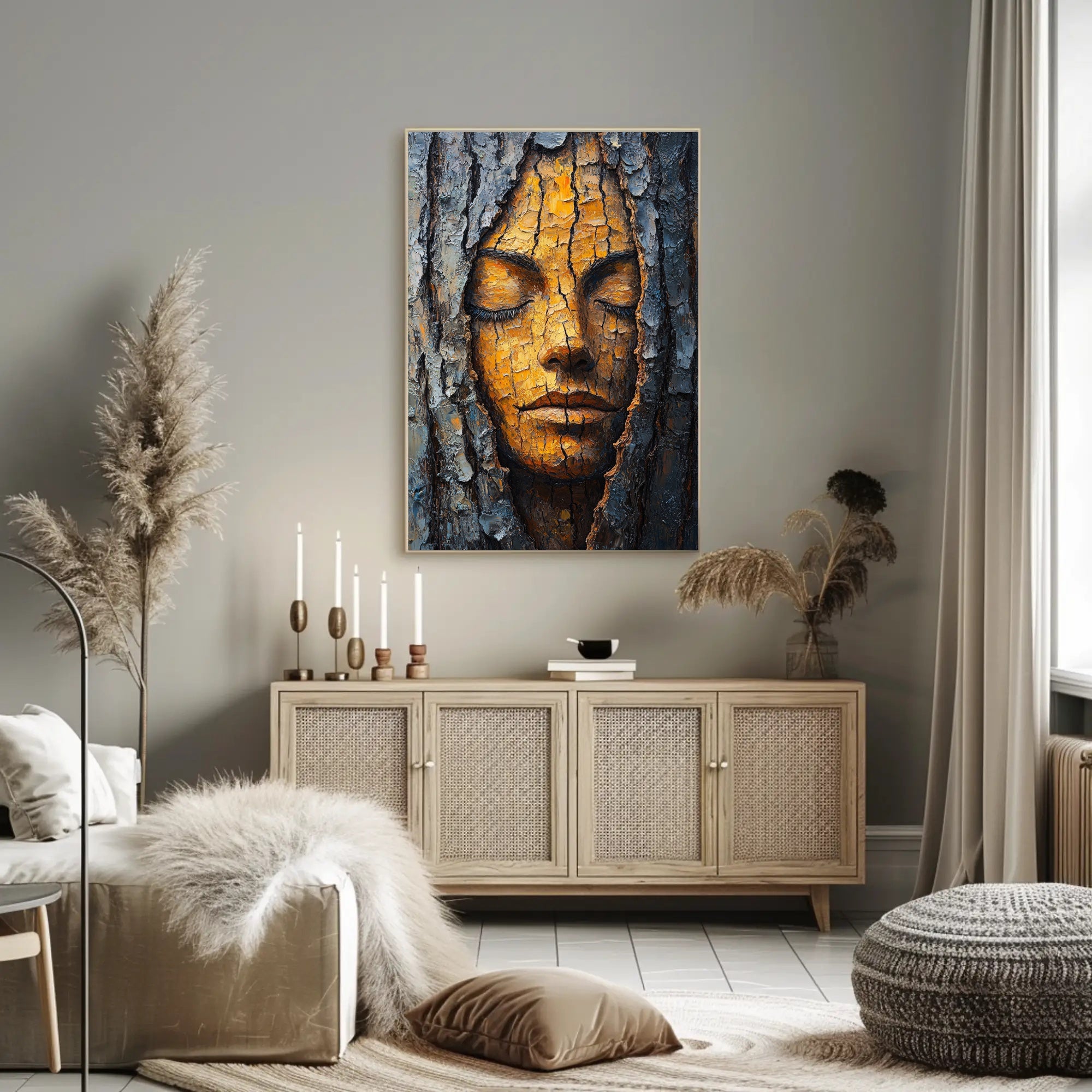 Human-Nature Harmony: Artistic Poster