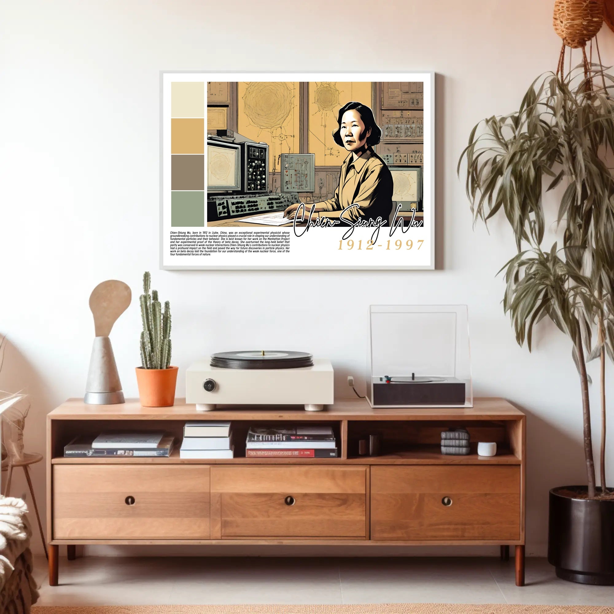 Celebrating Chien-Shiung Wu Poster