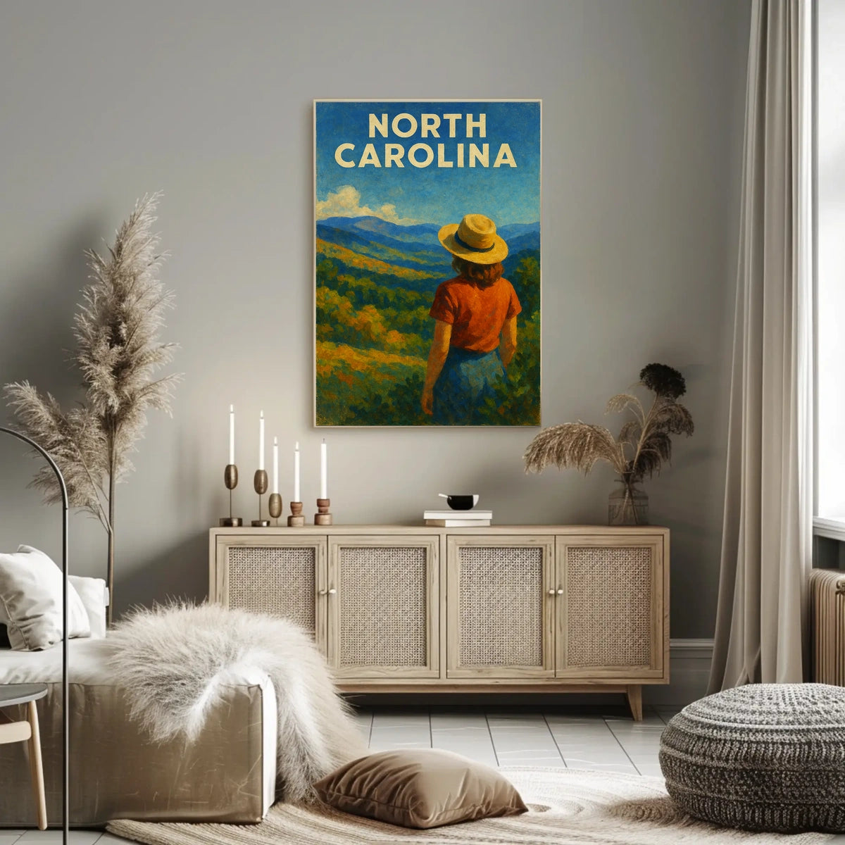 North Carolina Scenic Poster