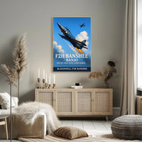 F2H Banshee The Jet That Sang Over Korea Poster PosterGoat