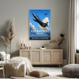 F2H Banshee The Jet That Sang Over Korea Poster PosterGoat
