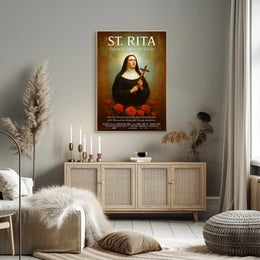 St. Rita  Patron of Impossible Causes Poster PosterGoat