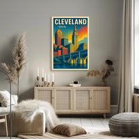 Cleveland Skyline Poster