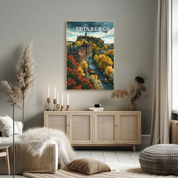 Autumn in Edinburgh Poster