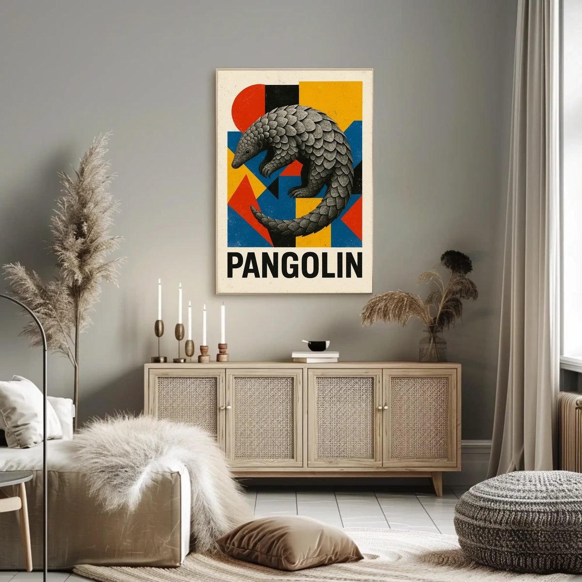 Pangolin Art Poster