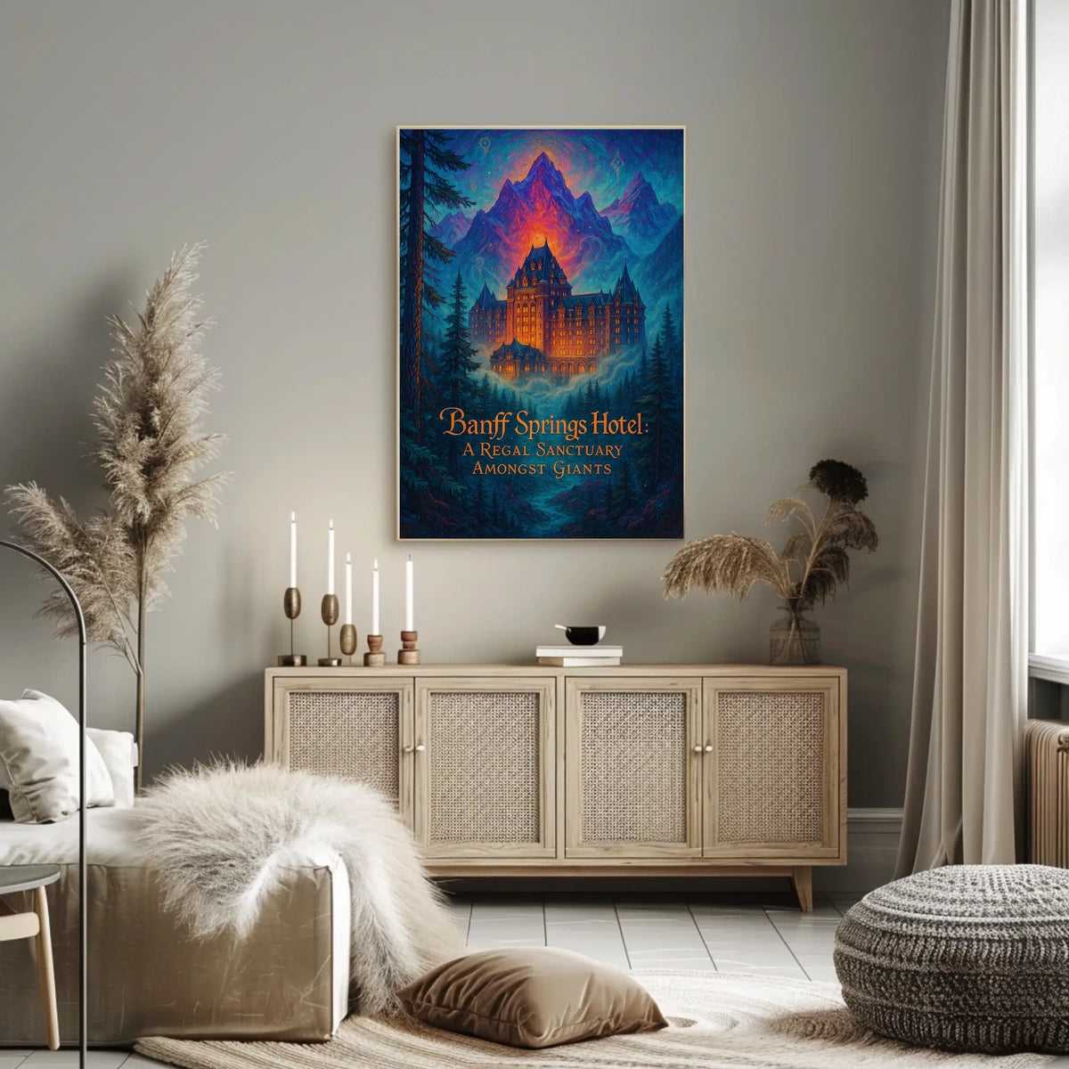 Banff Springs Hotel A Regal Sanctuary Poster
